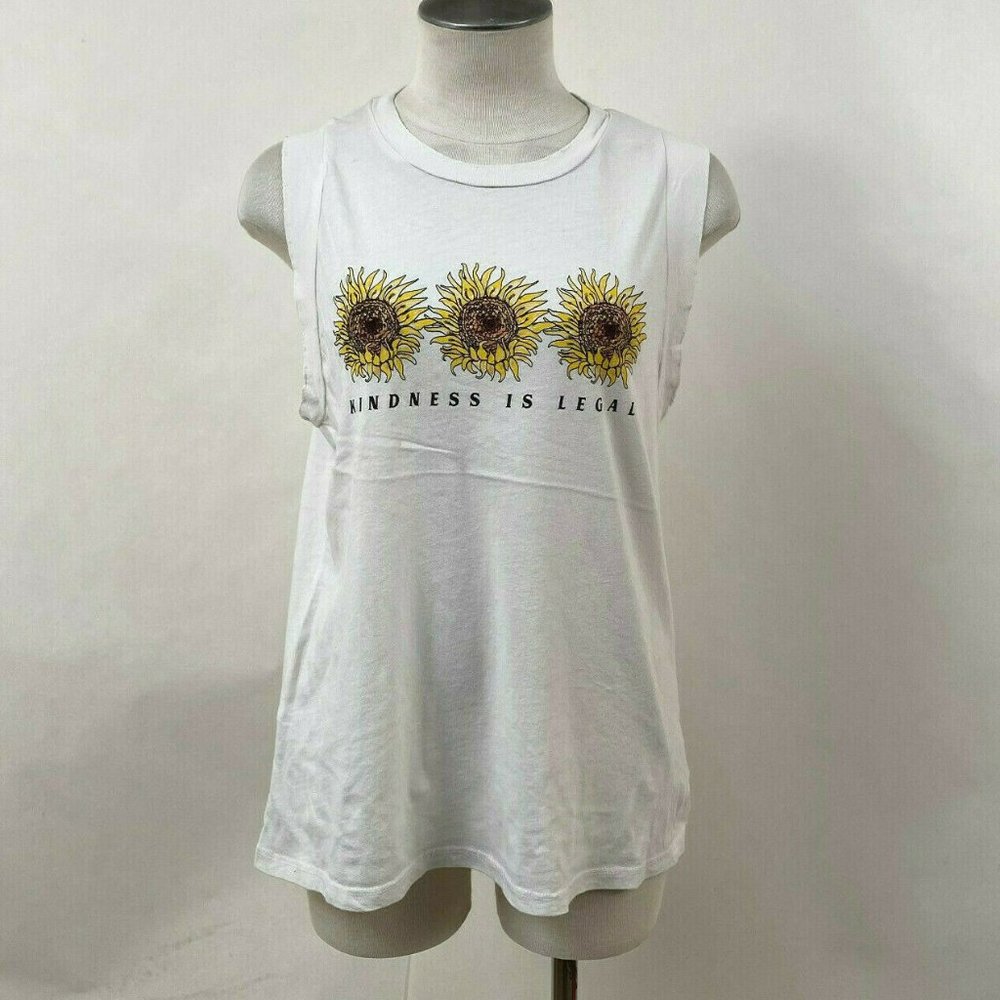 Project Social T Muscle Tank Top Kindness is Legal